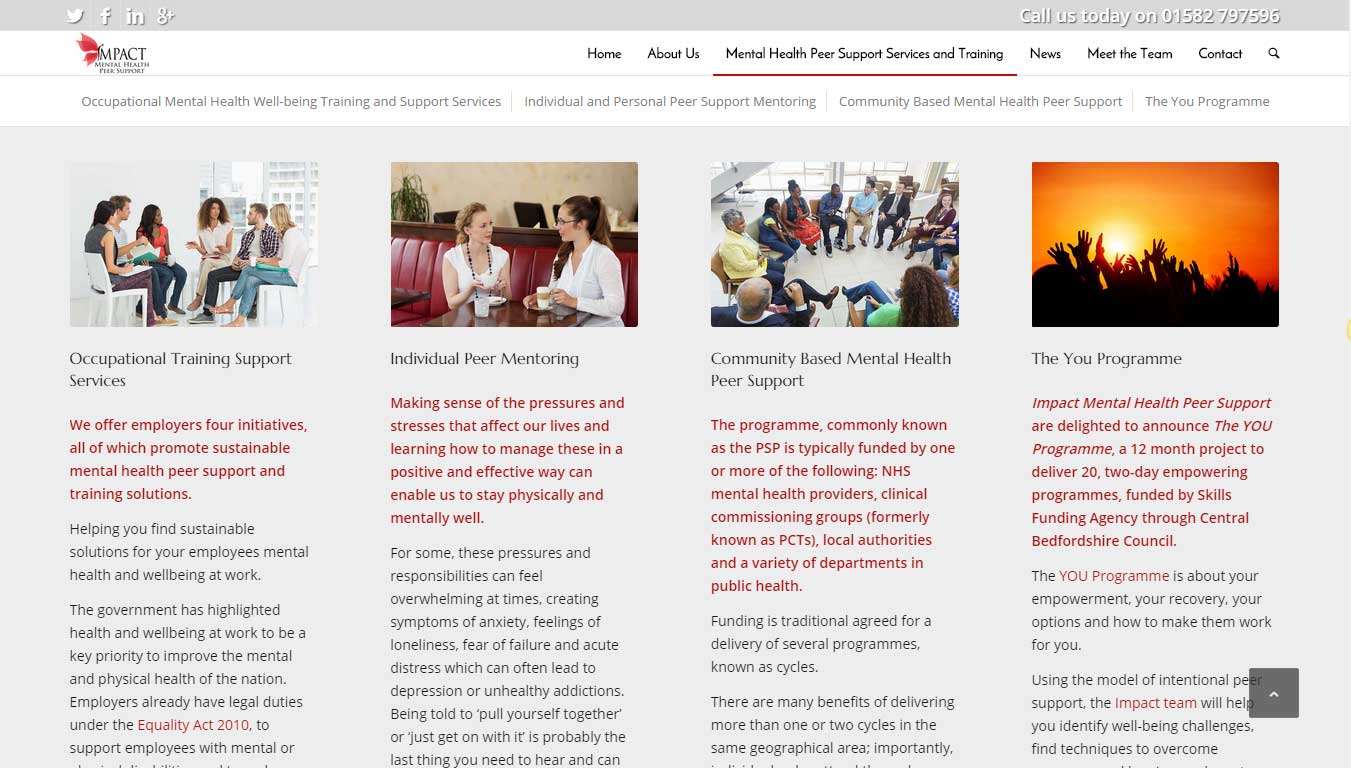 Impact Mental Health Peer Support