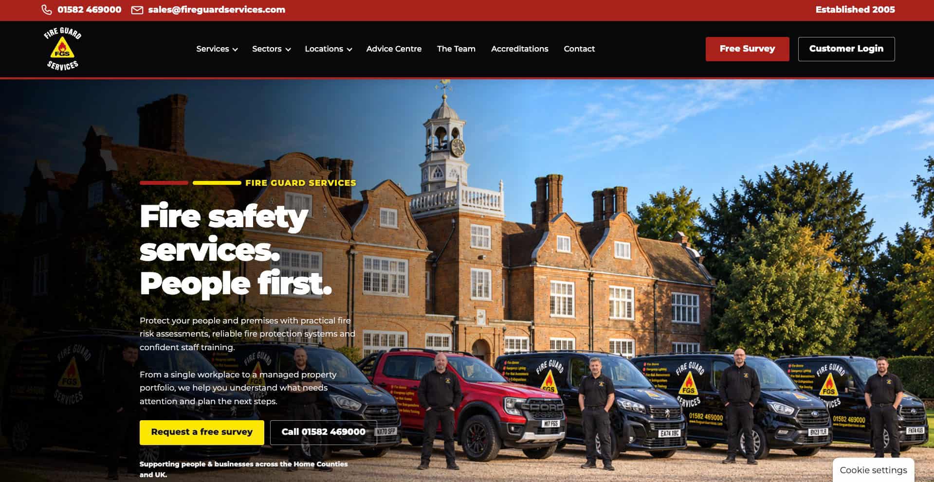 Fire Guard Services Relaunch: Bespoke WordPress Development, Better Performance and a Platform for Growth